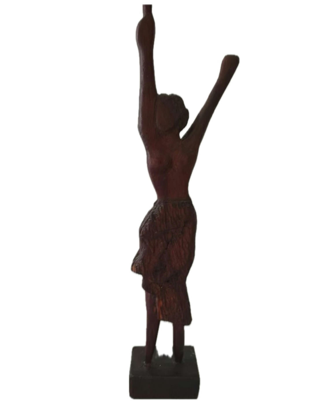 Original Sculptures & Ceramics 'Standing Figure Arms Raised Sculpture' by Mohammad Bushnaq