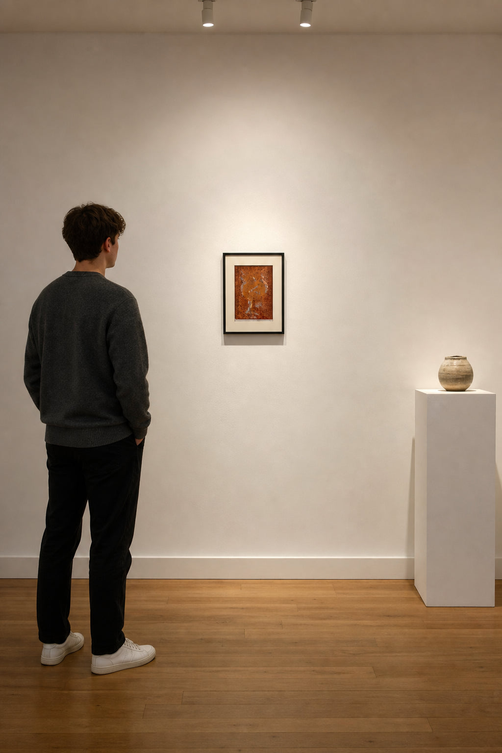 Abstract Figure with Geometric Motifs - shown to scale