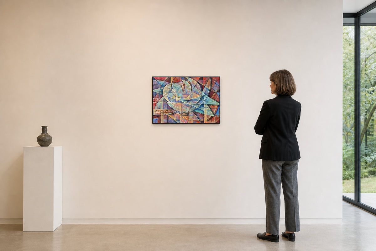 Geometric Spirals and Angular Forms - shown to scale