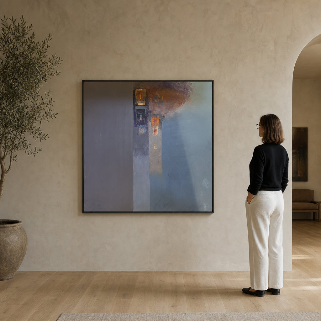 Abstract Urban Forms in Muted Tones - shown to scale