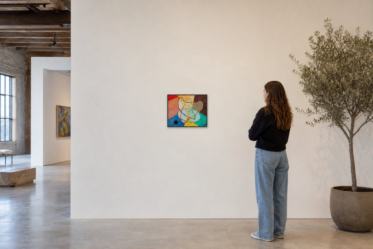 Abstract Figures with Flowing Lines - shown to scale