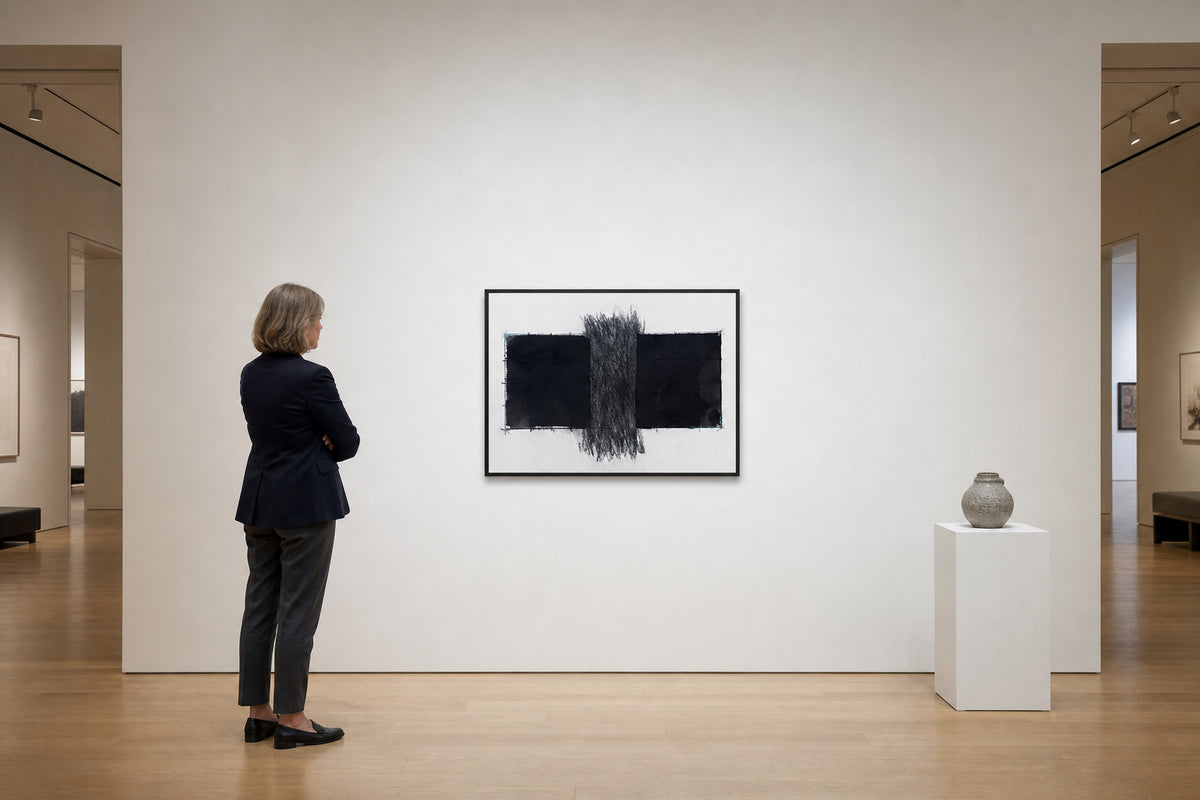 Black Rectangular Forms on White - shown to scale