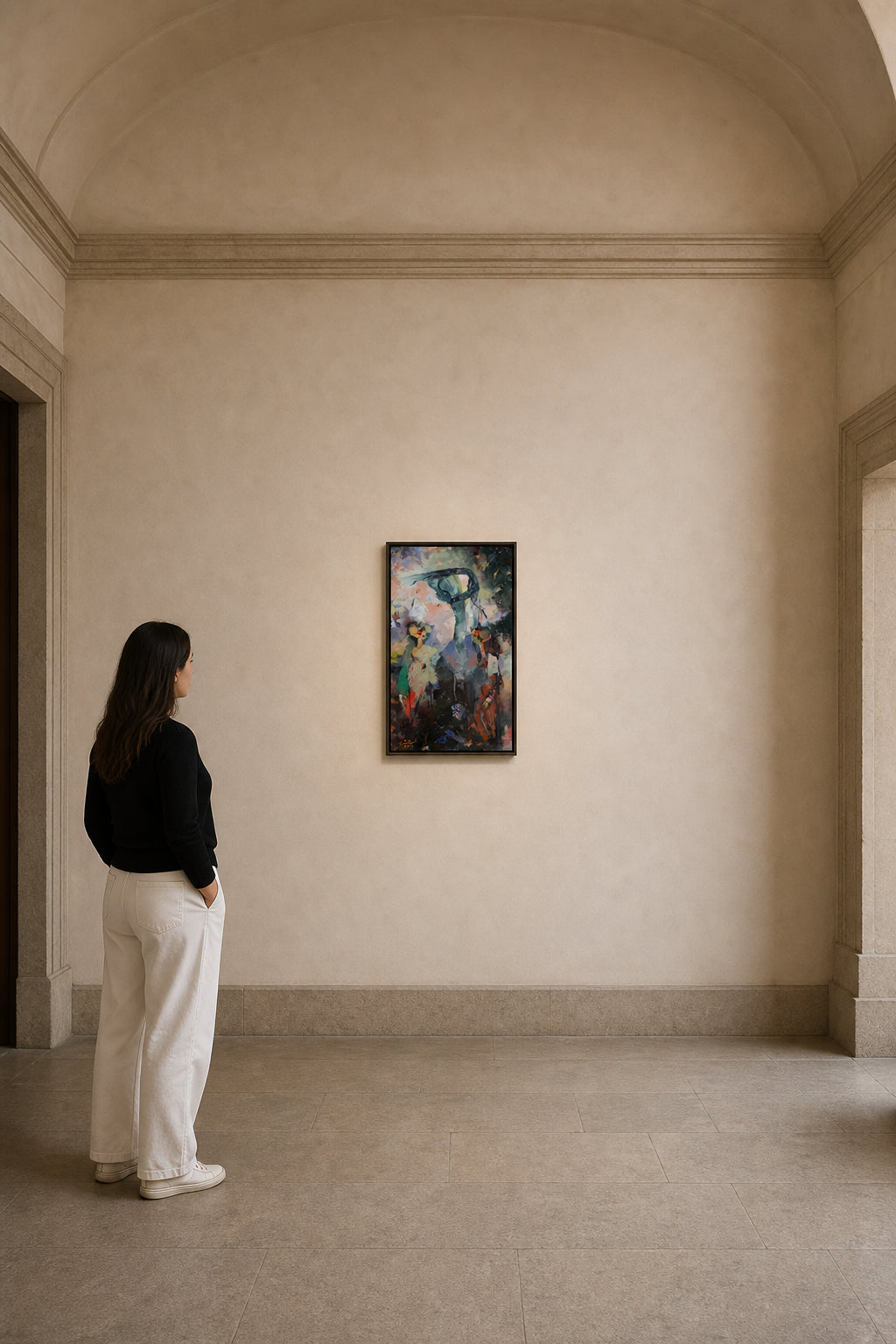 Abstract Figures in Expressive Composition - shown to scale