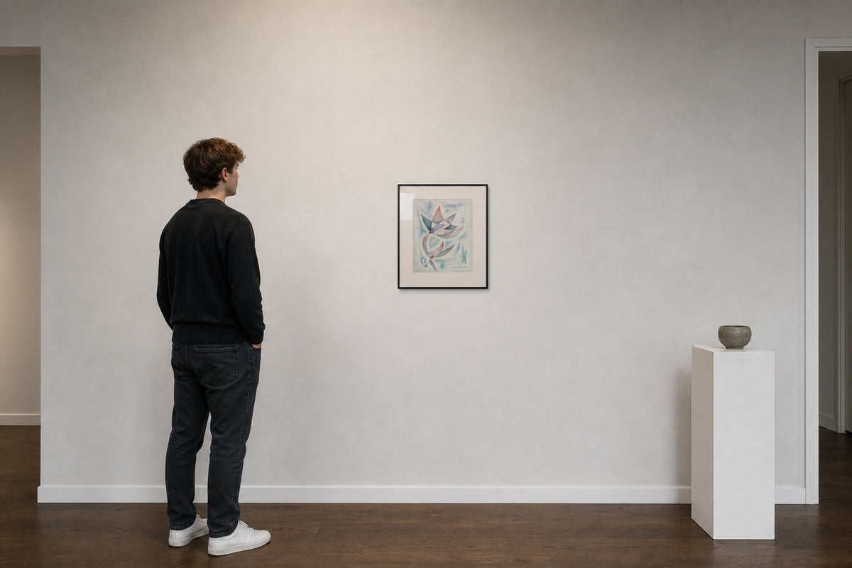 Abstract Geometric Forms in Motion - shown to scale