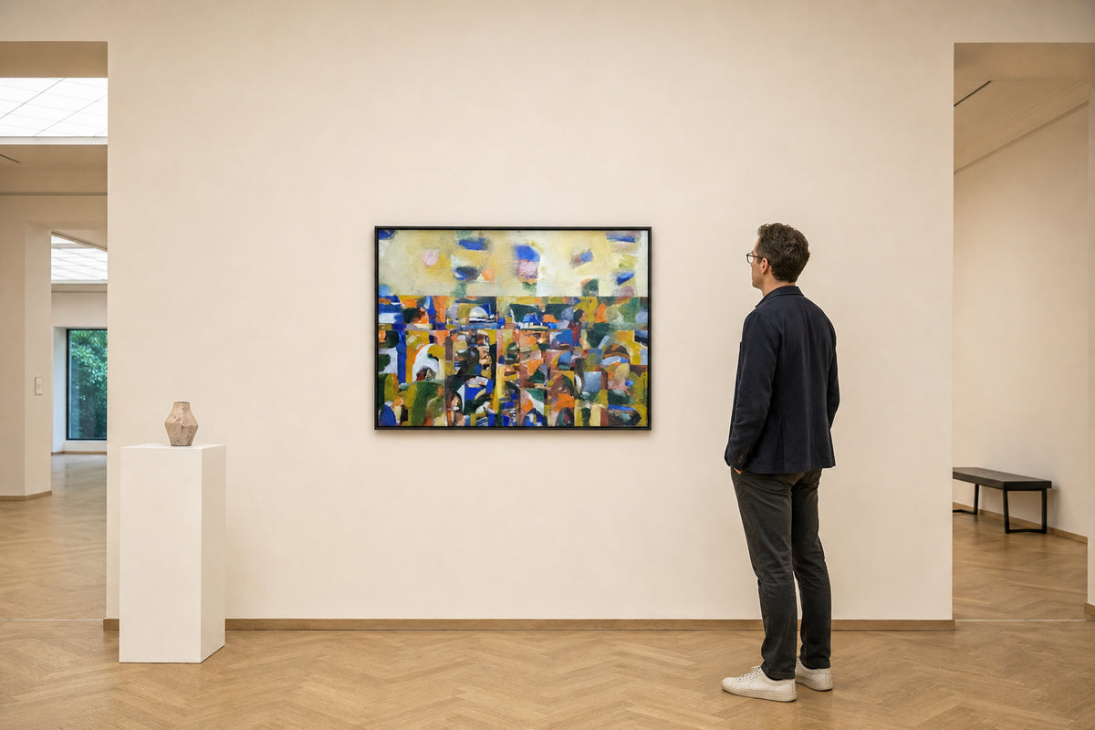 Abstract Figures in Urban Scene - shown to scale