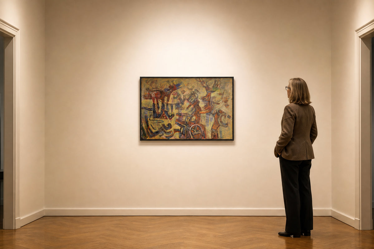 Abstract Figures and Forms Composition - shown to scale