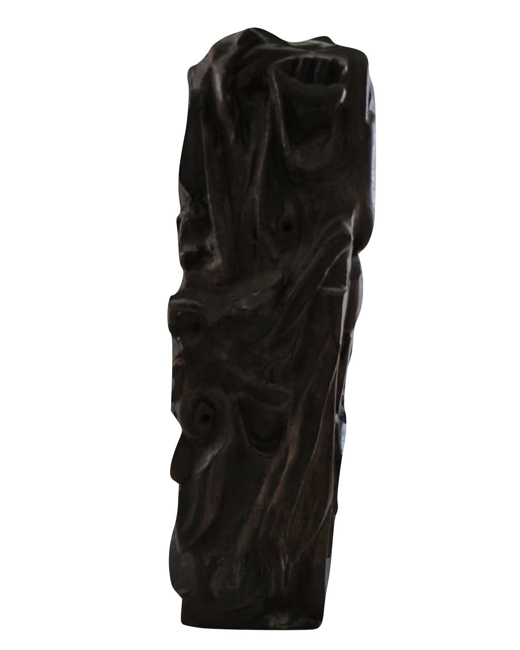 Original Sculptures & Ceramics 'Dark Abstract Figurative Sculpture' by Mohammad Bushnaq