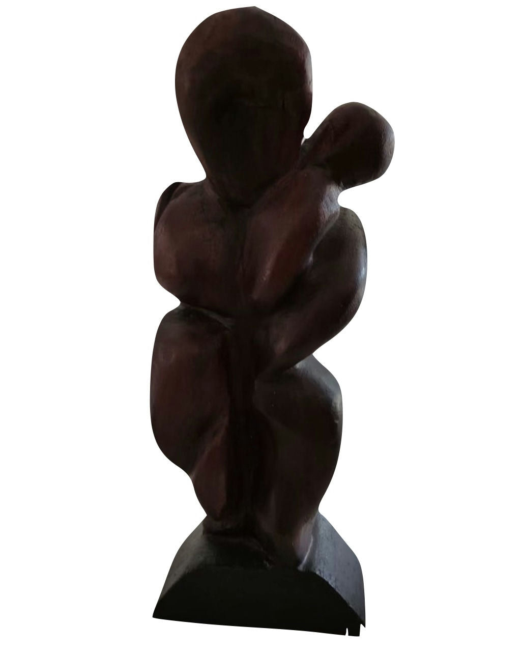Original Sculptures & Ceramics 'Mother Holding Child Figurative Sculpture' by Mohammad Bushnaq