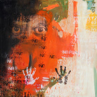 Salim Qasem — Acrylic On Canvas, 88 × 88 cm (representative image)