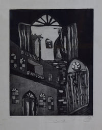 Hisham Rashid — Graphic, Print Making , 25 × 35 cm (representative image)