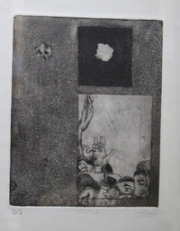 louay Mouloud — Graphic, Print Making , 24 × 34 cm (representative image)