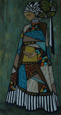 Mohammad Abdul Hadi — Acrylic On Canvas, 50 × 100 cm (representative image)