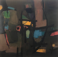 Hussam Abdel Mohsen — Oil on canvas, 91 × 91 cm (representative image)