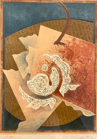Majdy Qannawi — Pastel on paper , 44 × 67 cm (representative image)