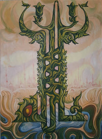 Khalil Ghnaim — Acrylic On Canvas, 50 × 60 cm (representative image)