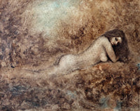 Majed Sheliar — Oil On Paper , 48 × 38 cm (representative image)