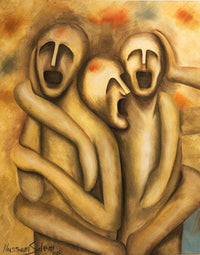 Hussam Salem — Acrylic On Canvas, 150 × 150 cm (representative image)