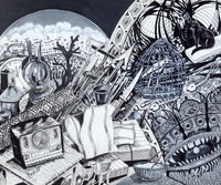 Aziz Al Rasam — Oil on Board, 50 × 60 cm (representative image)