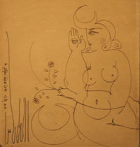 Monqeth Shraydeh — Wooden Sculpture, 10 × 42 cm (representative image)