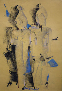 Farghali AbdelHafiz — Mixed Media On Board, 90 × 90 cm (representative image)