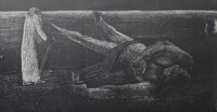 Mustafa AlHallaj — Wood Cut Print Making , 42 × 60 cm (representative image)