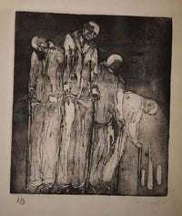 Ibrahim Hussien — Graphic, Print Making , 28 × 36 cm (representative image)