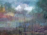 Jabbar Migbel — Oil on Board, 78 × 102 cm (representative image)