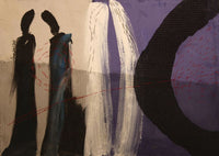 Amal Alaathem — Mixed media On Canvas, 100 × 80 cm (representative image)