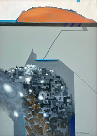 Howaida El Sebaee — Acrylic on canvas , 58 × 80 cm (representative image)