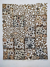 Talal Al-Abdalla — Graphic, Print Making , 70 × 90 cm (representative image)