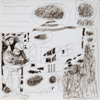 Hashim Hanoon — Mixed Media on Board, 75 × 150 cm (representative image)