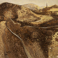 Mona Alywa — Oil on Canvas, 120 × 120 cm (representative image)