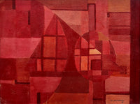 Mustafa El Arnaouty — Oil on canvas on board , 59 × 45 cm (representative image)