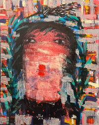 Mohammed Rabia — Acrylic On Canvas, 250 × 210 cm (representative image)