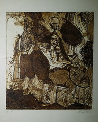 Loqman Abd Al Rahman — Graphic, Print Making , 23 × 34 cm (representative image)