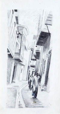 Ibrahim Al Abdali — Oil on Canvas, 72 × 76 cm (representative image)