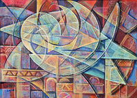 Hani Al Aghbari — Oil on Canvas, 87 × 108 cm (representative image)