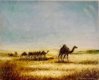 Farouk Lambaz — Acrylic on canvas , 110 × 110 cm (representative image)
