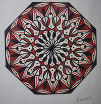 Fayez Al Ghabr — Ink on Paper, 40 × 40 cm (representative image)