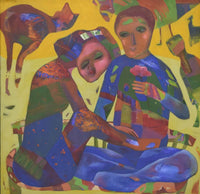 Neamat Al Diwany — Acrylic On Canvas, 100 × 100 cm (representative image)