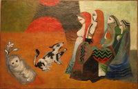Naem Ismail — Oil on Canvas, 80 × 40 cm (representative image)