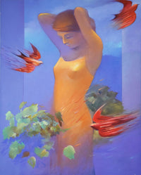 Jamal Gharbiah — Oil on Canvas, 62 × 78 cm (representative image)