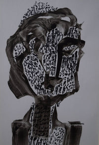 Khaldoun Al Dawood — Acrylic on Paper, 55 × 75 cm (representative image)