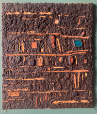Mwafak Makki — Mixed media on board , 42 × 50 cm (representative image)