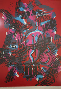 Houria Niati — Silkscreen On Paper, 56 × 76 cm (representative image)