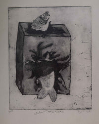 Roqaya Hamza — Graphic, Print Making , 25 × 32 cm (representative image)