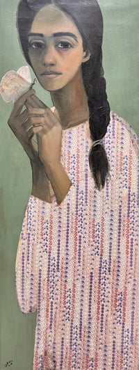 Randa Fakhry — Mixed media on canvas , 80 × 120 cm (representative image)