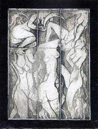 Adel Kamel — Mixed Media on Board, 31 × 48 cm (representative image)