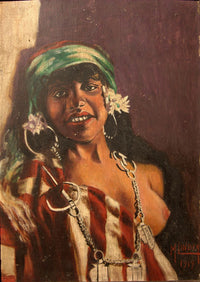 M Linder — Oil on Board, 23 × 32 cm (representative image)