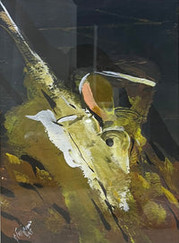 Husni Abu Krayem — Pastel on Paper , 74 × 48 cm (representative image)
